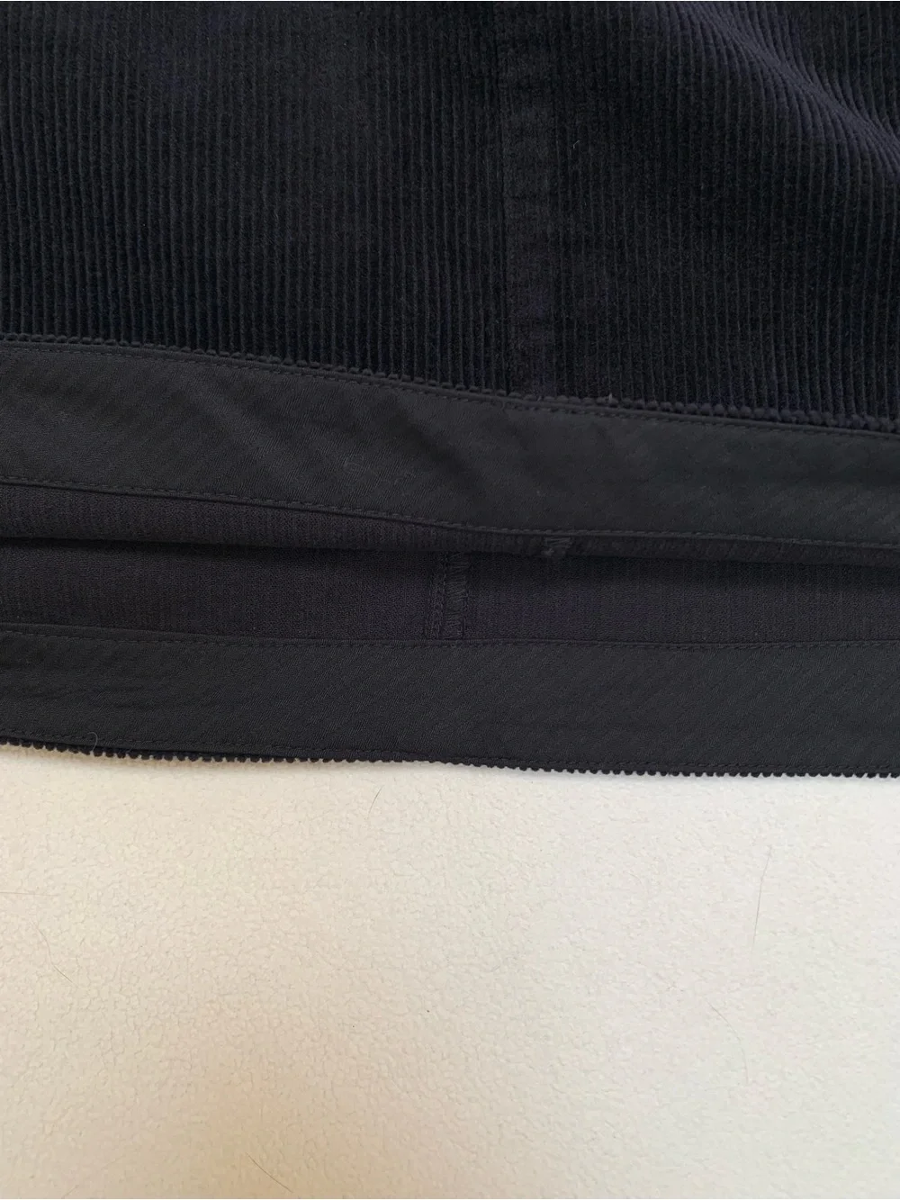 GAP A-Line Mini Skirt Black Corduroy Skirt Sz 4 Boho Y2K Preppy Grunge Academia